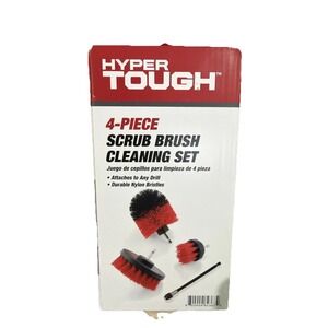 Hyper tough 4-Piece Scrub Brush Cleaning Set